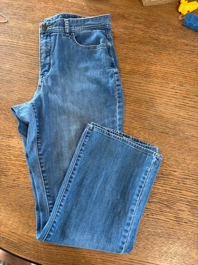 Coldwater Creek Classic Blue Straight-Leg Jeans